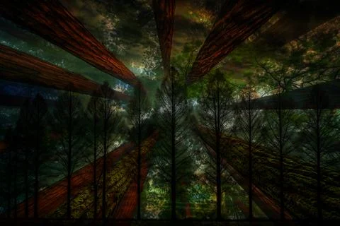 Modern pattern studies, manipulation background Foto stock