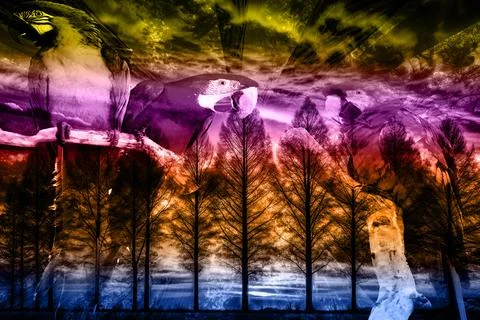 Modern pattern studies, manipulation background Stock Photos