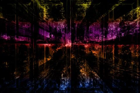 Modern pattern studies, manipulation background Foto stock