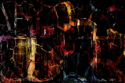 Modern pattern studies, manipulation background 写真素材