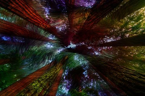 Modern pattern studies, manipulation background Foto stock