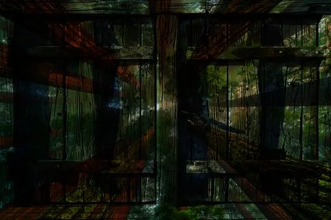 Modern pattern studies, manipulation background Foto stock