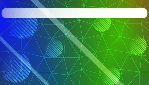 Modern pattern in triangles, line, circle, space for text style. Decorative d Illustrazione stock