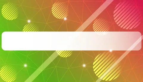 Modern pattern in triangles, line, circle, space for text style. Decorative d Illustrazione stock