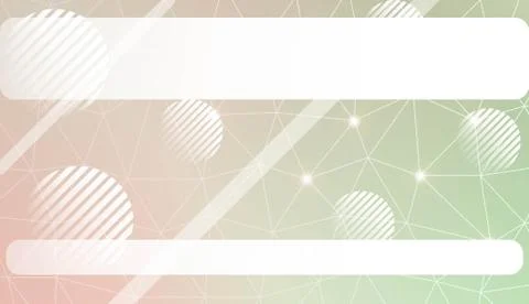 Modern pattern in triangles, line, circle, space for text style. Decorative d Illustrazione stock