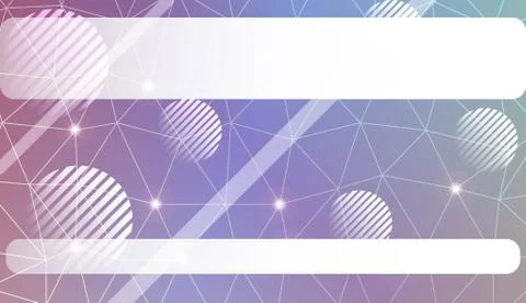 Modern pattern in triangles, line, circle, space for text style. Decorative d Stock Illustration