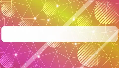 Modern pattern in triangles, line, circle, space for text style. Decorative d Illustrazione stock