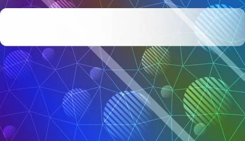 Modern pattern in triangles, line, circle, space for text style. Decorative d Stock Illustration