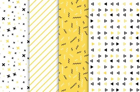 Modern patterns for prints Illustrazione stock