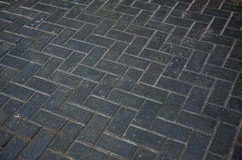 Modern paved path texture background, new slab sidewalk pattern, pathway wall Stock Photos