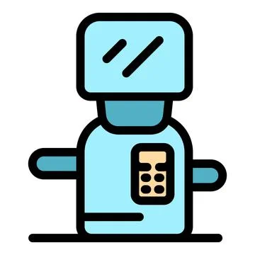 Modern payment terminal processing contactless transactions Stock Illustration