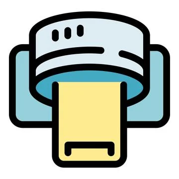 Modern payment terminal processing credit card transaction Stock Illustration