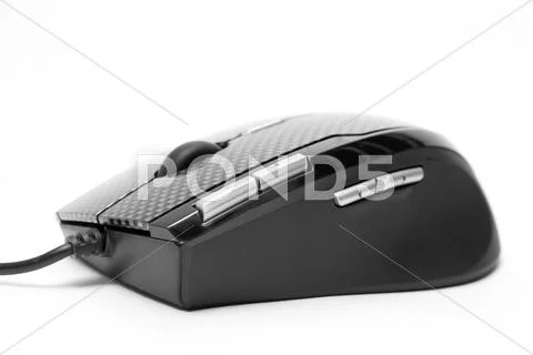 Modern pc mouse Stock Photos