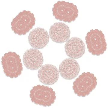 Modern Peach Soft Shape Clean Abstract Rounded Shapes for Branding and Web .. Stock Illustration