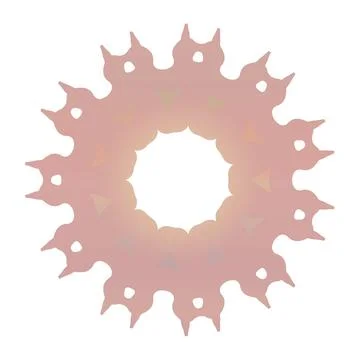 Modern Peach Soft Shape Clean Abstract Rounded Shapes for Branding and Web .. Illustrazione stock