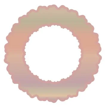 Modern Peach Soft Shape Clean Abstract Rounded Shapes for Branding and Web .. Illustrazione stock