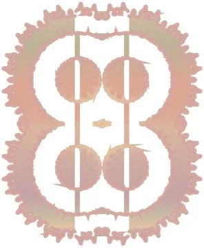 Modern Peach Soft Shape Clean Abstract Rounded Shapes for Branding and Web .. 스톡 일러스트
