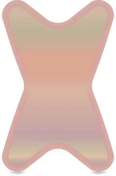 Modern Peach Soft Shape Clean Abstract Rounded Shapes for Branding and Web .. Stock Illustration