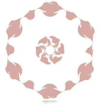 Modern Peach Soft Shape Clean Abstract Rounded Shapes for Branding and Web .. Stock Illustration