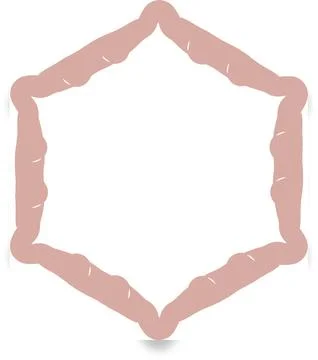 Modern Peach Soft Shape Clean Abstract Rounded Shapes for Branding and Web .. Stockillustratie