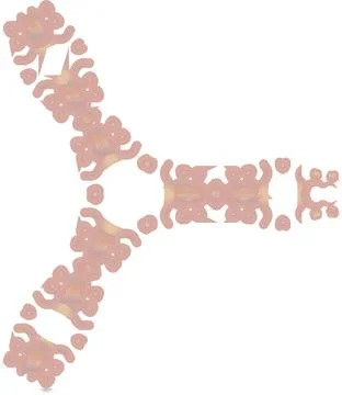 Modern Peach Soft Shape Clean Abstract Rounded Shapes for Branding and Web .. Stock Illustration