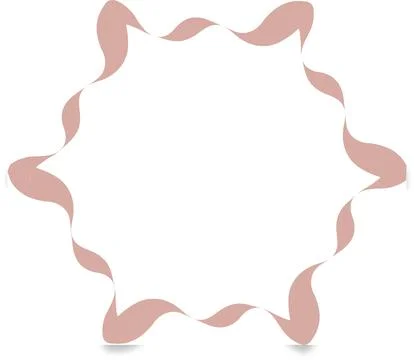 Modern Peach Soft Shape Clean Abstract Rounded Shapes for Branding and Web .. 스톡 일러스트