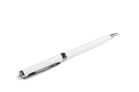 Modern pen on white background Stock Photos