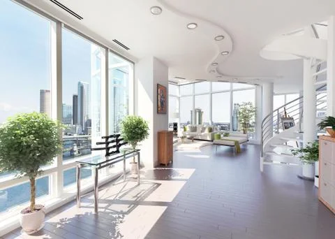 Modern Penthouse Illustration