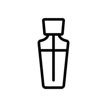 Modern perfume icon vector. Isolated contour symbol illustration Stock-Illustration