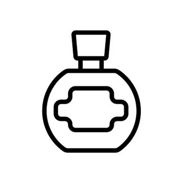 Modern perfume icon vector. Isolated contour symbol illustration Stock-Illustration