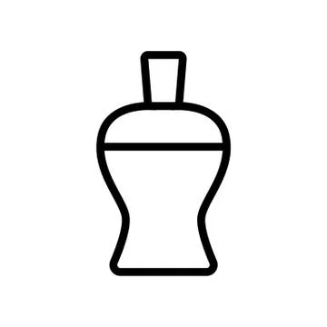 Modern perfume icon vector. Isolated contour symbol illustration Stock-Illustration