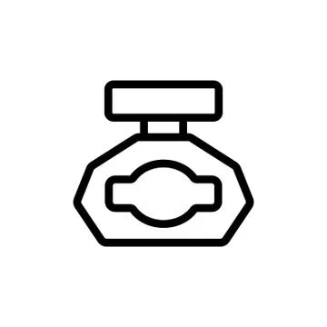 Modern perfume icon vector. Isolated contour symbol illustration Stock-Illustration