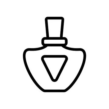 Modern perfume icon vector. Isolated contour symbol illustration Stock-Illustration