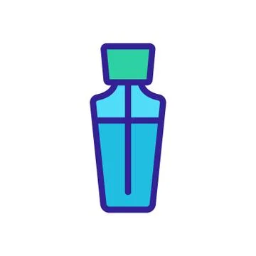 Modern perfume icon vector. Isolated contour symbol illustration Stockillustratie