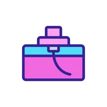Modern perfume icon vector. Isolated contour symbol illustration Stockillustratie