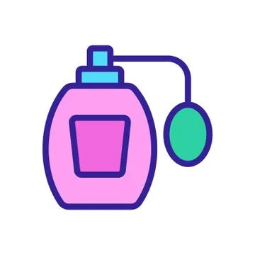 Modern perfume icon vector. Isolated contour symbol illustration Stock-Illustration