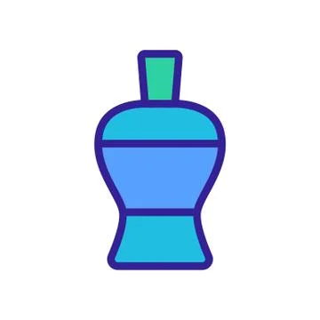 Modern perfume icon vector. Isolated contour symbol illustration Ilustração Stock