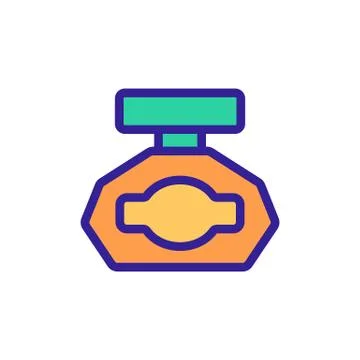 Modern perfume icon vector. Isolated contour symbol illustration Stock-Illustration