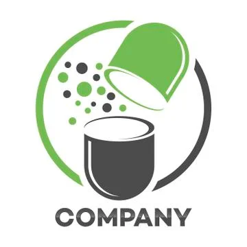 Modern Pharmacy logo Stock Illustration