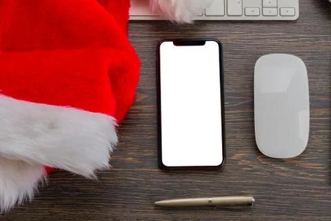 Modern phone layout Stock Photos