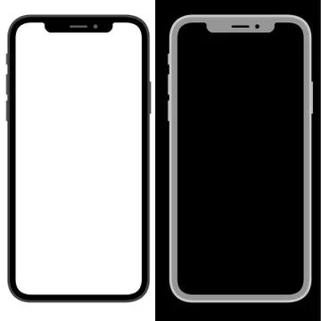 Modern phone simple flat design isolated Stock Illustration