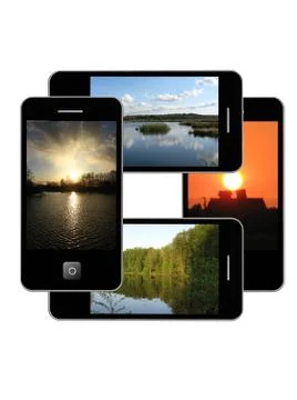 Modern phone of type  ipad Stock Illustration