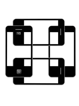 Modern phone of type  ipad Stock Illustration
