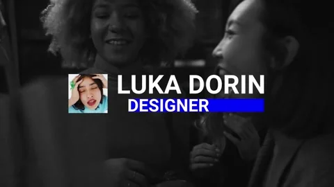 Modern Photo Lower Thirds  After Effects	Stock