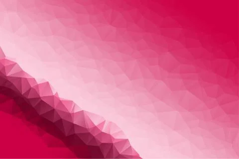 Modern Pink Abstract Low Poly Gradient Polygonal Background Vector Stock Illustration