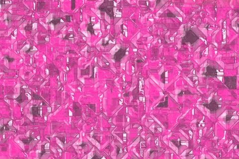 Modern pink technology optic wire template digital drawn background Stock Illustration