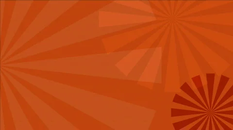 Modern Pinwheels: Three Orange 库存影片 63415