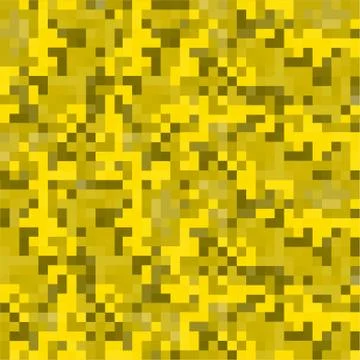 Modern pixel camouflage desert pattern. Stock Illustration
