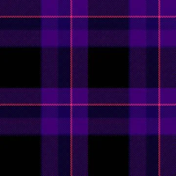 Modern pixelated tartan pattern. Geometric design with bold, dark hues  fine  스톡 일러스트