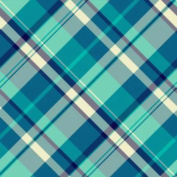 Modern plaid pattern in cool blue tones. Great for backgrounds, textiles, or  Stock Illustration